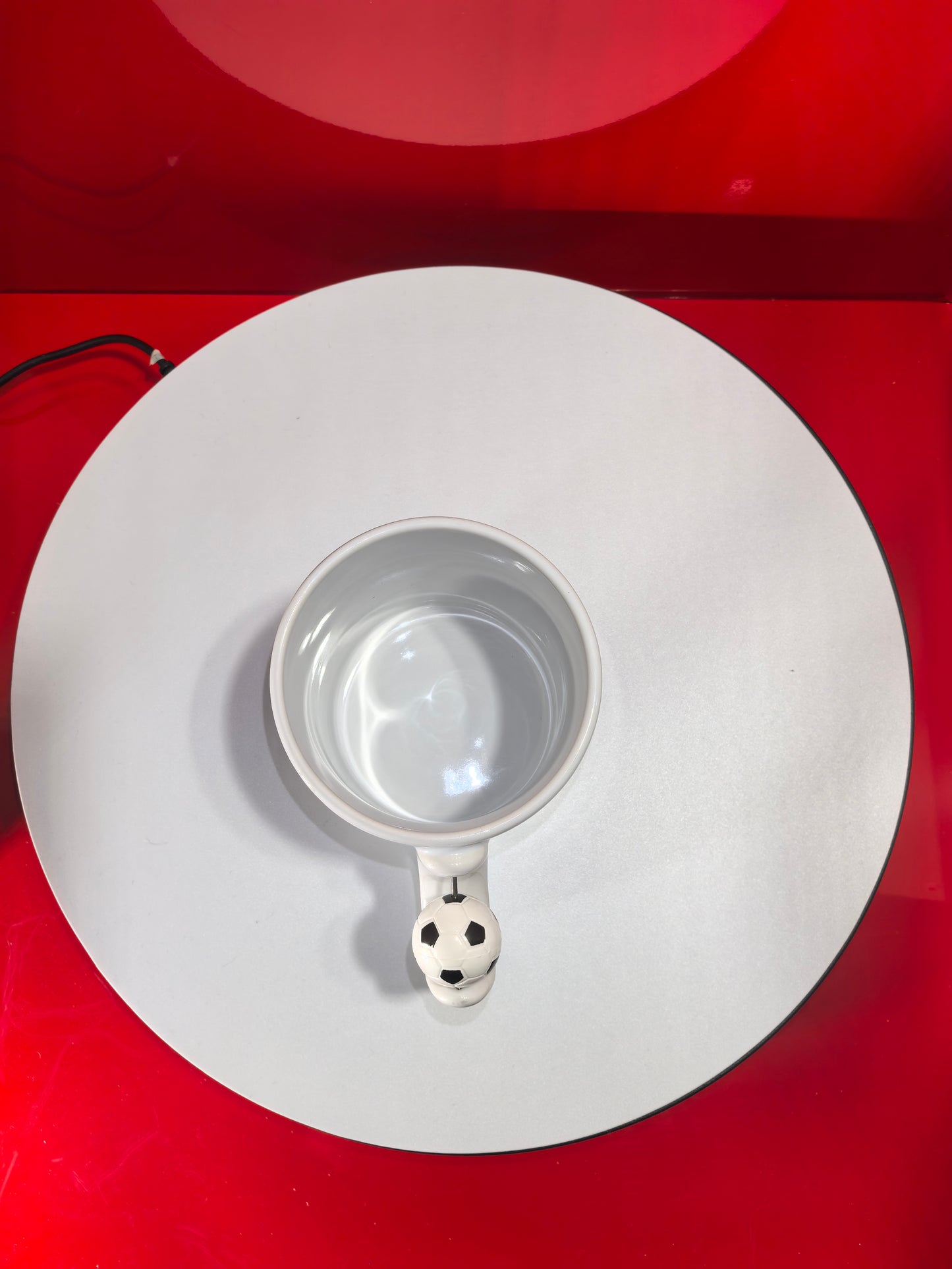 Offizielle Trabzonspor Fan-Tasse mit Tiger-Motiv und Fußball-Henkel | Bordo-Mavi,Tiger-Design und Fußball-Griff