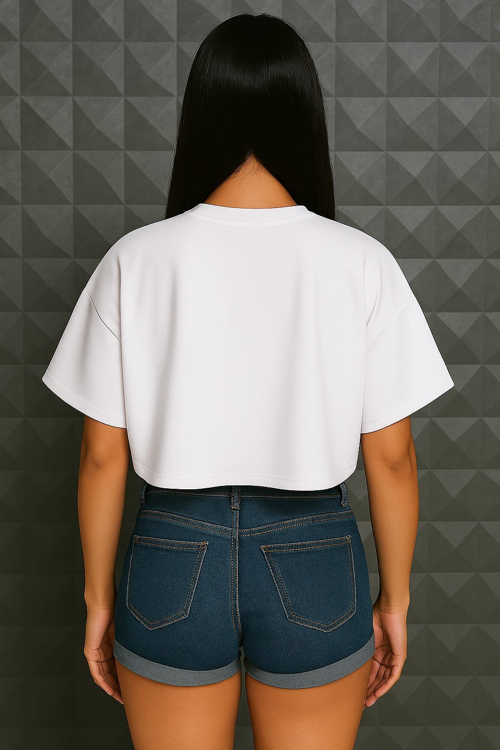 Cropella Crop-Shirt für Damen – Modern, Mutig & Bequem – Fledermausärmel aus 100 % Baumwolle