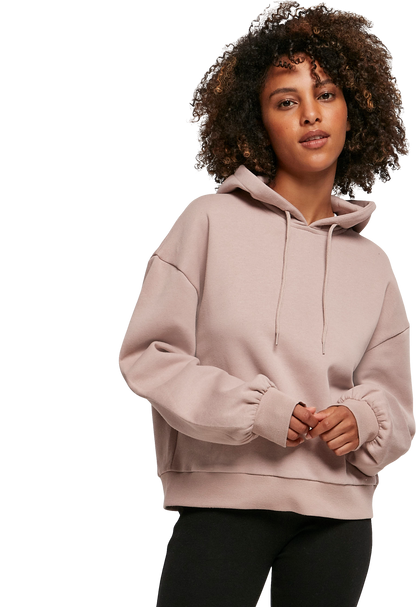 Oversized Damen Kapuzenpullover – 100 %Baumwolle 300 gsm – Flauschige Kapuze - weite Ärmel – Gemütlich & Stylisch