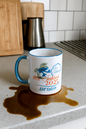 Personalisierte Tasse „Der Tollpatsch des Jahres 2025“ – Lustige Geschenkidee mit Namen – Cartoon Award Tasse