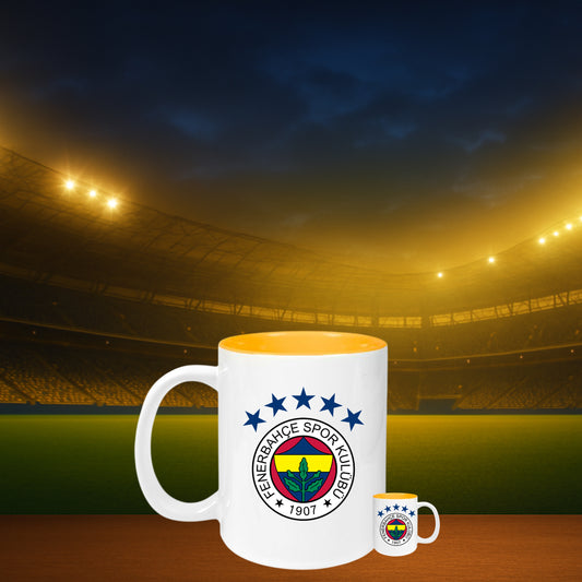 "Als echter Kanarienvogel-Fan gehört diese Tasse in Ihren Schrank! Unsere Fenerbahçe Logo Tasse ist das perfekte Statement Ihrer Liebe zum Verein.