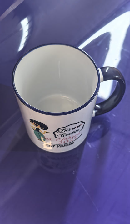 Personalisierte Tasse „Der Coolste des Jahres 2025“ – Geschenk mit Namen