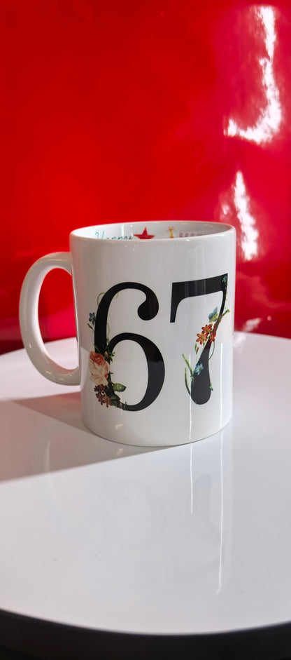 Geburtstagstasse mit Innendruck – Happy Birthday Design mit Kuchen & Ballons