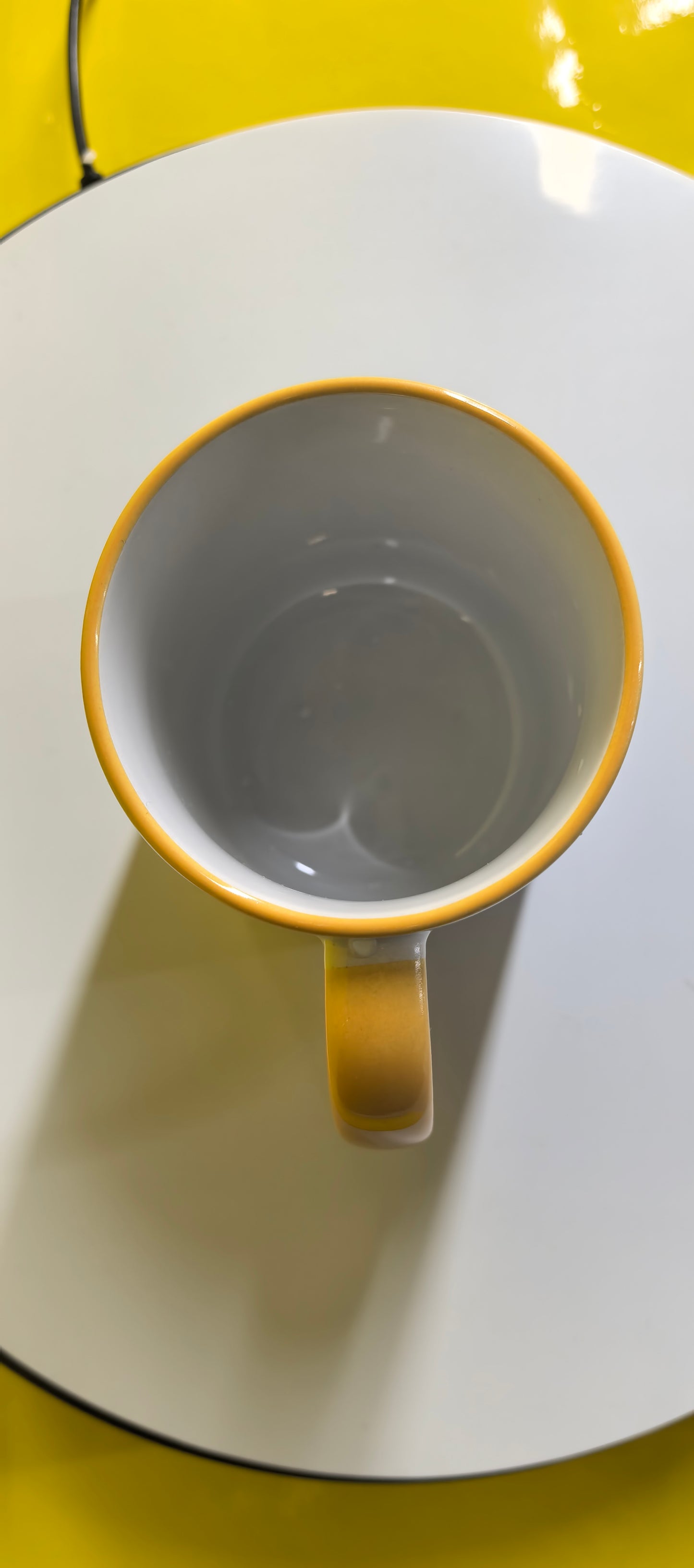 Fenerbahçe Tasse-35 Titel Design-Fanartikel mit Vereinslogo &Pokalstatistik- Gelber Henkel-Fußball Erfolge-Türkischer Fußballverein-Geschenk