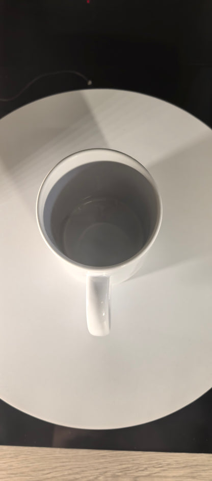 Muslimisches Geschenk mit floraler Verzierung-Keramiktasse mit Bismillah-Spruch – Islamisches Design & Blumenmotiv– Floral und Elegant