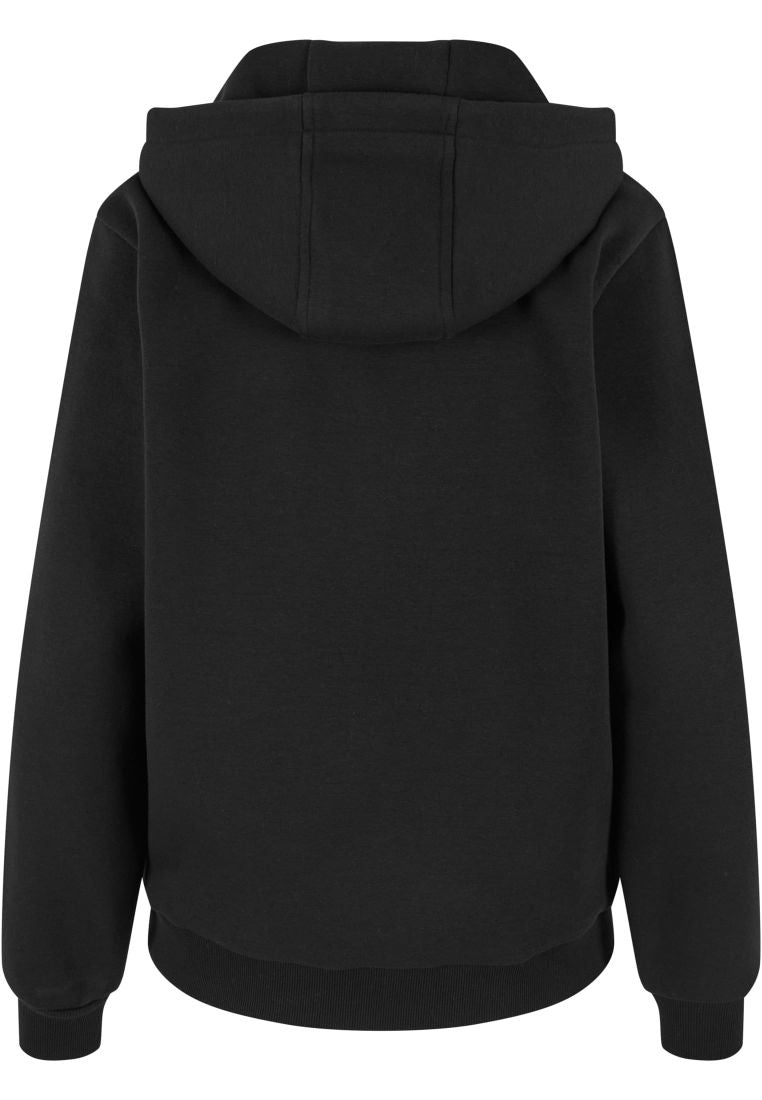 Klassischer Damen Hoodie in Schwarz