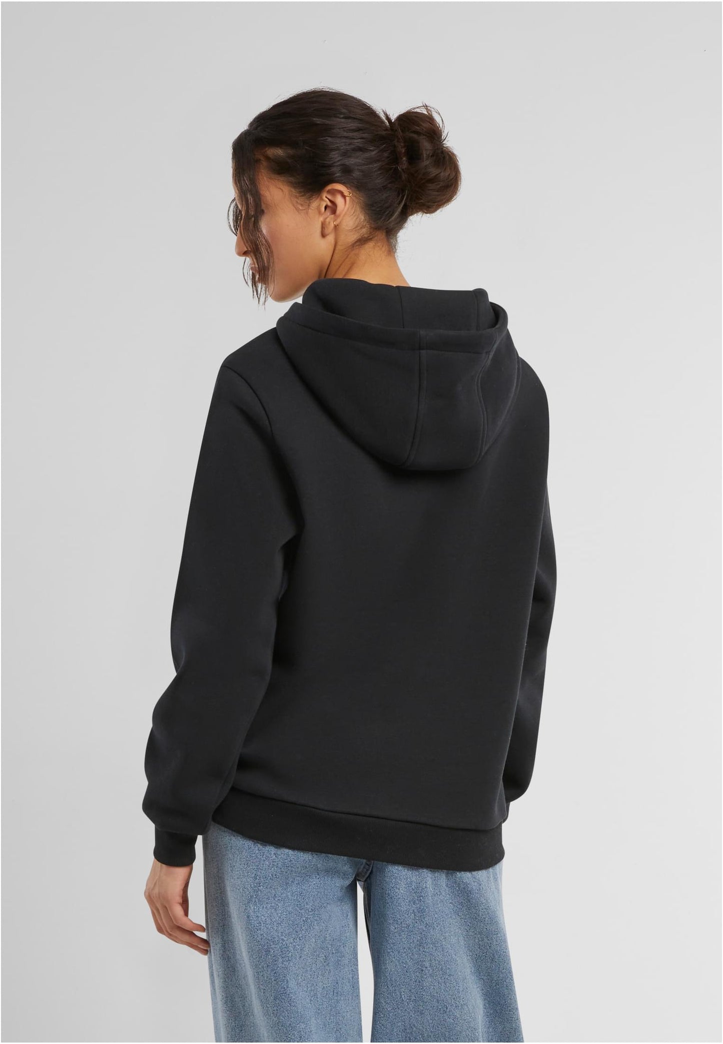 Klassischer Damen Hoodie in Schwarz
