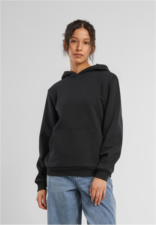 Klassischer Damen Hoodie in Schwarz