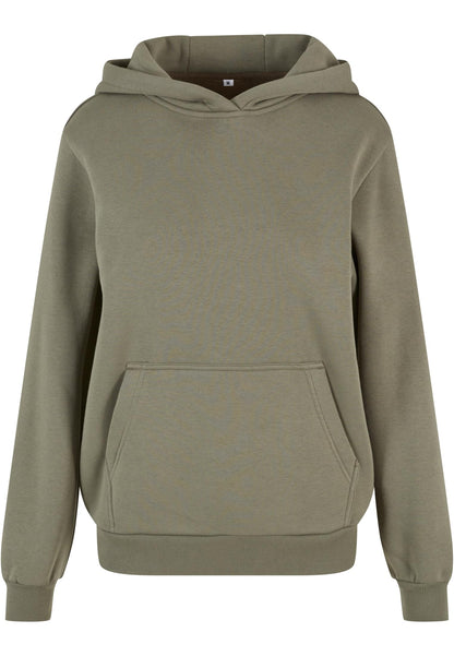 Bequemer Damen Hoodie in Pale Olive