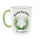 Personalisierte Weißdorn Tasse für Mai-Geborene mit individuellem Namen