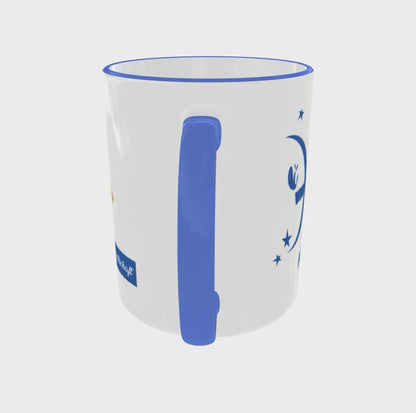 Premium Sternzeichen-Tasse Fische (Pisces) – Elegantes Blau-Gold Design mit Sternbild