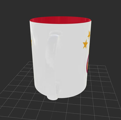 Galatasaray Fan Tasse – Offizielles GS 1905 Logo mit 5 Sternen, Trinkbecher, Fanartikel, Galatasaray SK, GS,  Geschenk