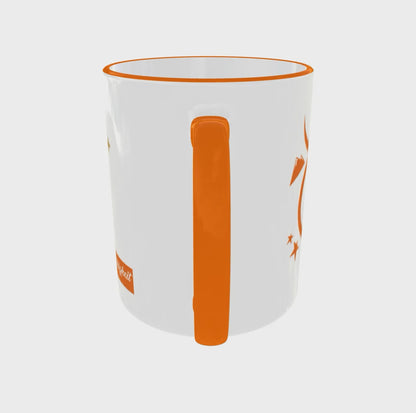 Zodiac-Style: Premium Stier/Taurus Tasse – Ausdauer & Sinnlichkeit  Sternzeichen-Becher: Stier Design mit goldenem Sternbild & orangen Akzenten